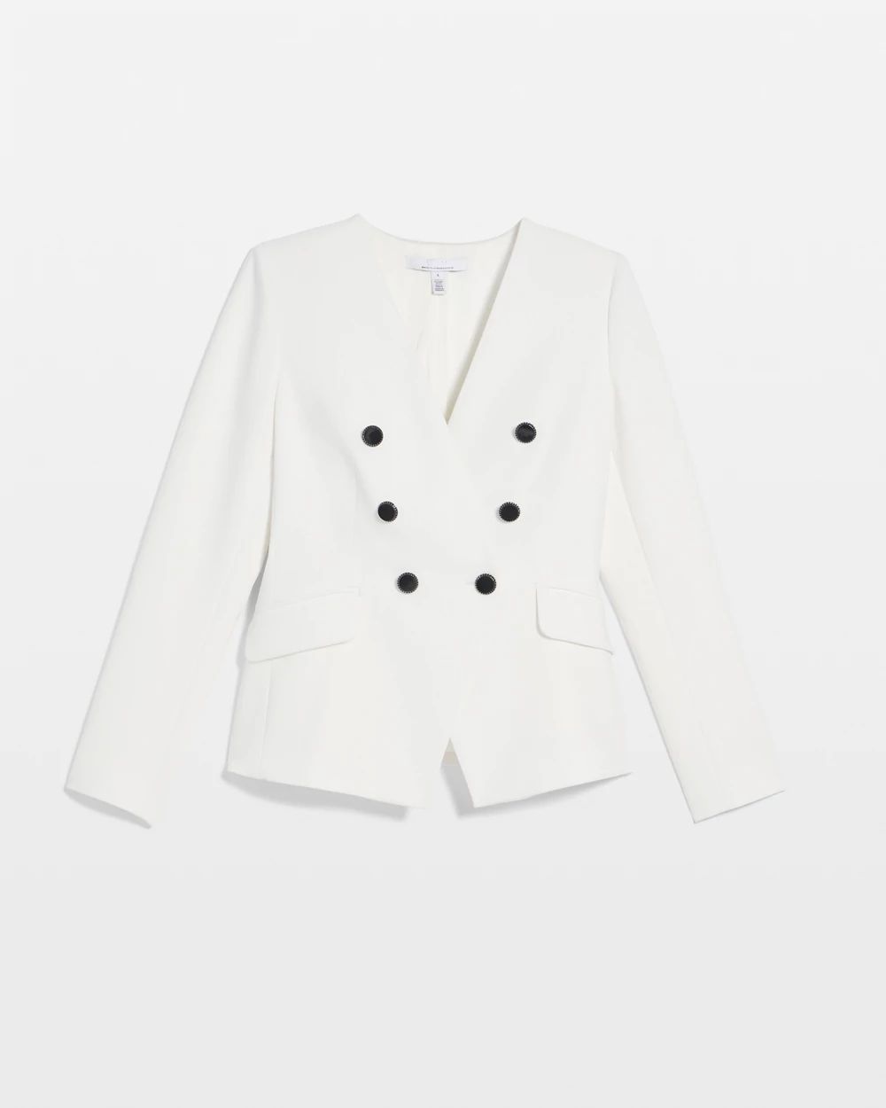tailored charm coat【white】 Cinched Tailored Bridal Blazer - Off White – Six Stories